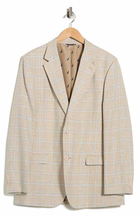 Nautica Plaid Cotton & Linen Blend
