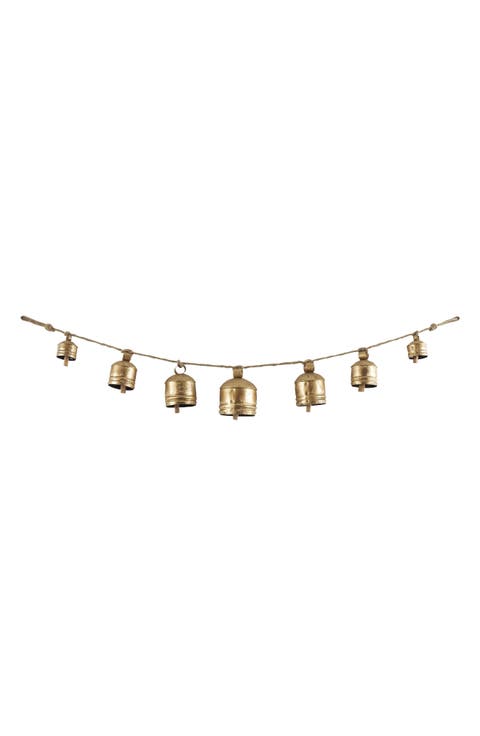 Bohemian Metal Cow Bell Garland