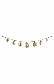 WILLOW ROW Bohemian Metal Cow Bell Garland
