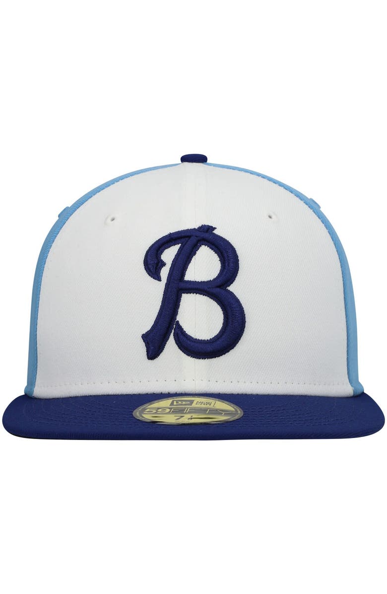New Era Men's New Era White Buffalo Bisons Authentic Collection Team Alternate 59FIFTY Fitted Hat, Alternate, color, 