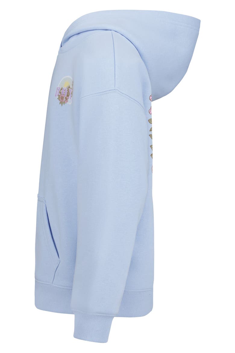 Kids' Mountain Bloom Hoodie, Alternate, color, WINDSURFER
