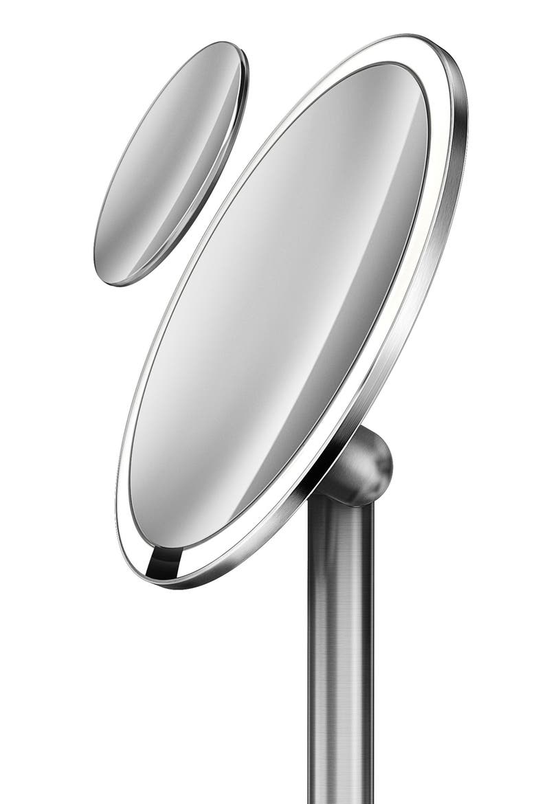 8 Inch Round Sensor Makeup Mirror Pro, Alternate, color, STAINLESS STEEL