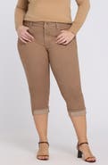 NYDJ Marilyn Cool Embrace® Cuff Crop Straight Leg Jeans