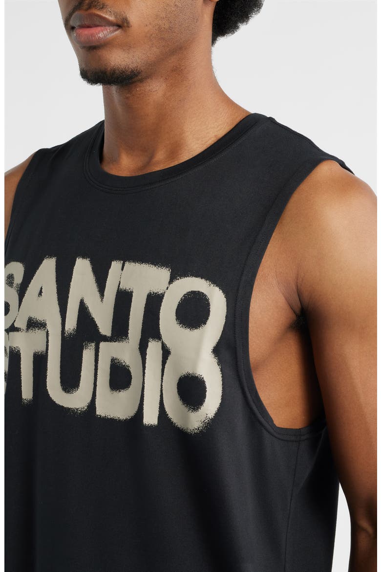 x Luke Rockhold Tempo Bold Tech Graphic Tank, Alternate, color, BLACK