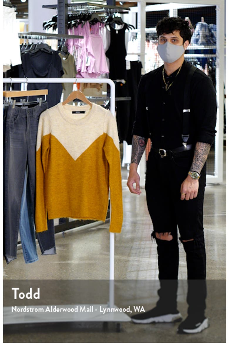 Plaza Colorblock Stripe Sweater video