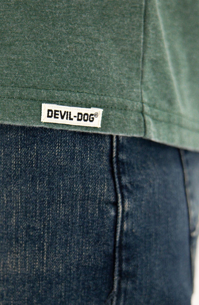 Devil-Dog Dungarees Burnout Henley, Alternate, color, 