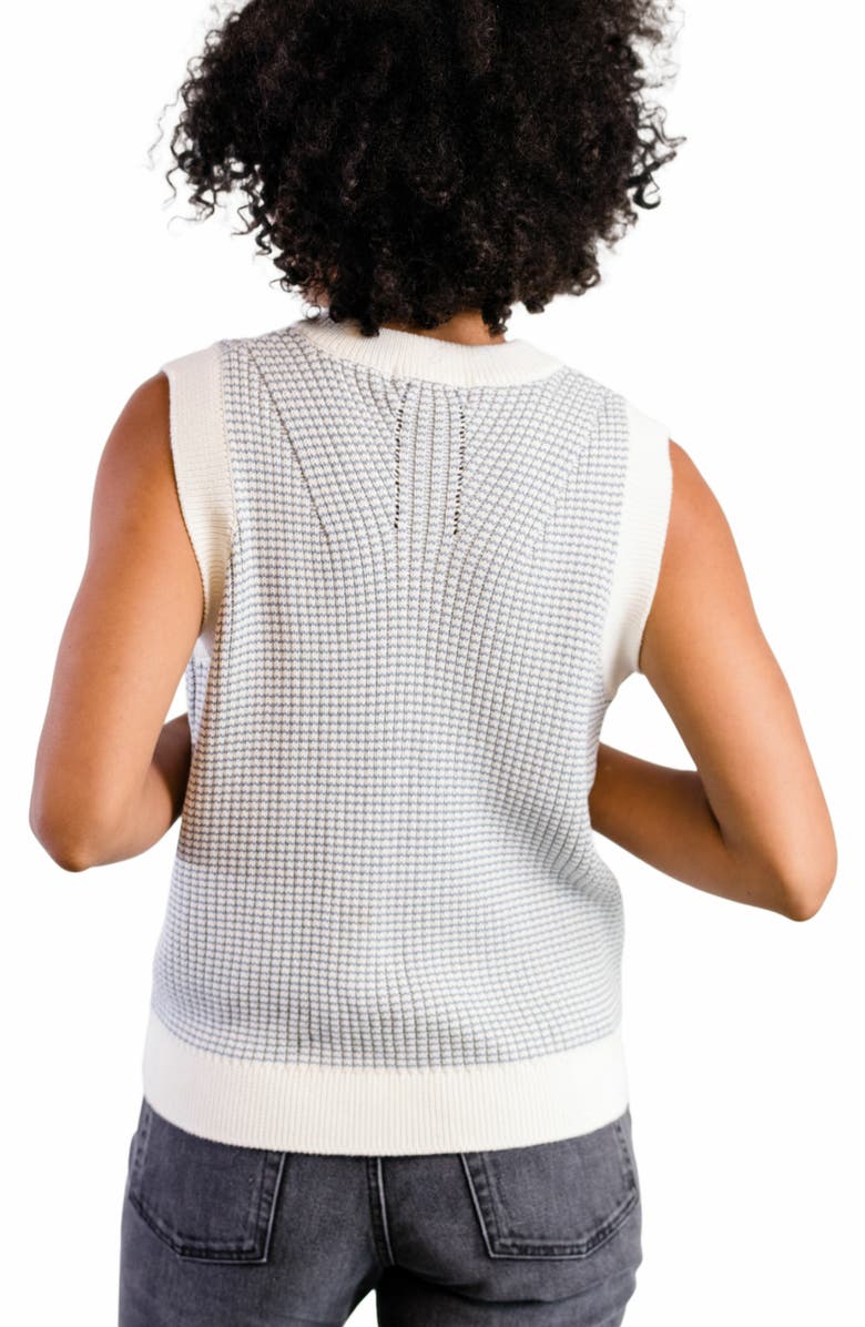ABLE Liza V-Neck Sweater Vest, Alternate, color, 