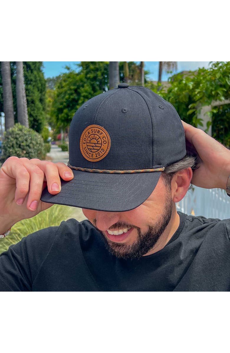 Everyday California Oakdale Performance Snapback Hat, Alternate, color, Dark Brown / Black