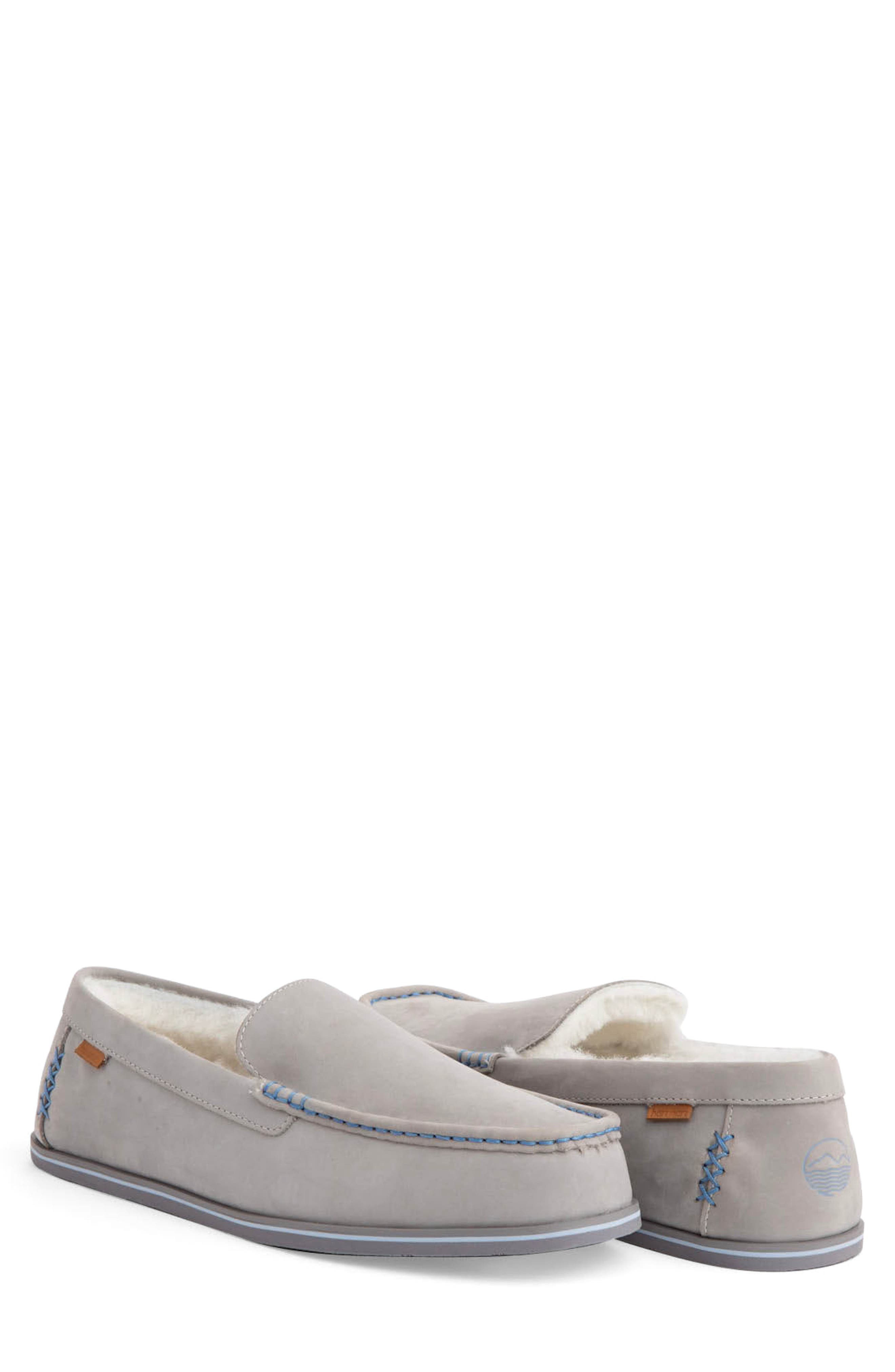 hari mari Sonoro Genuine Shearling Lined Slipper, Alternate, color, Light Gray