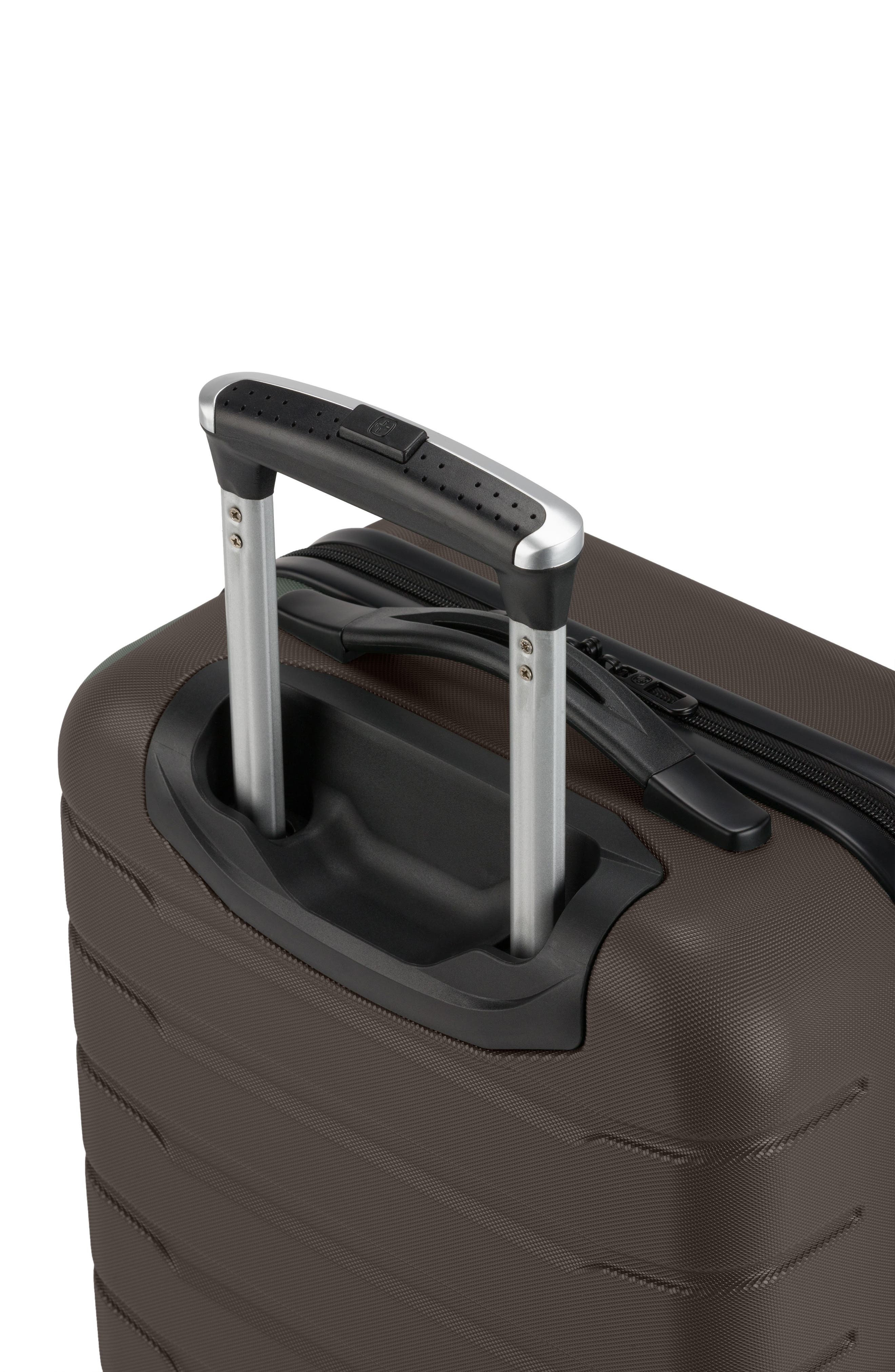 SWISSGEAR 20-Inch Hardside Spinner Carry-On Suitcase, Alternate, color, Chocolate