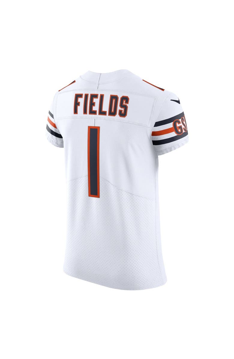 Nike Men's Nike Justin Fields White Chicago Bears Vapor Elite Jersey, Alternate, color,