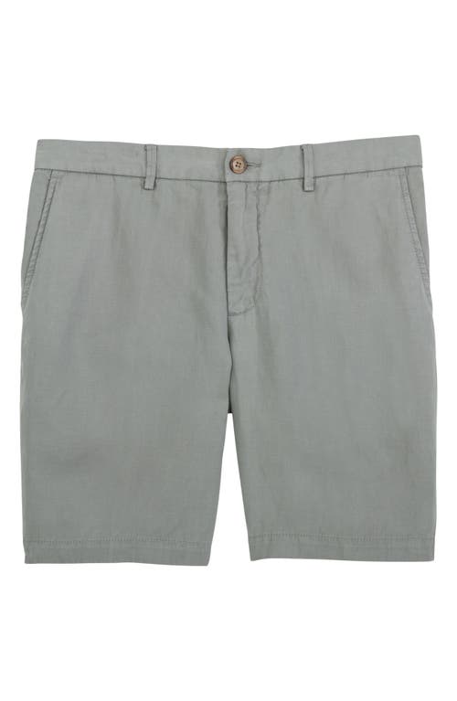Scott Barber Flat Front Shorts In Sharkskin