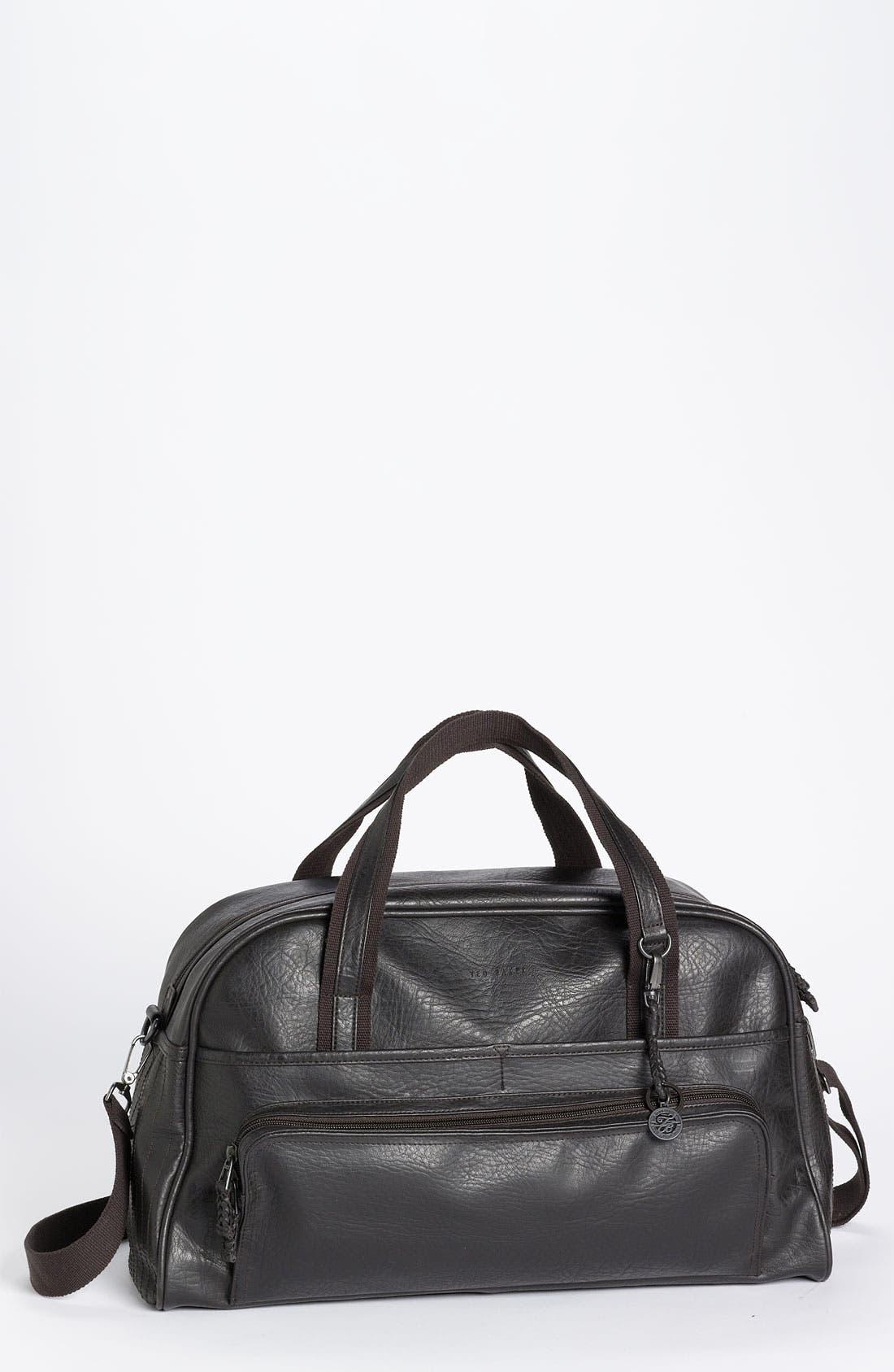 Ted Baker London 'Hold All' Washed Duffel Bag, Main, color, 