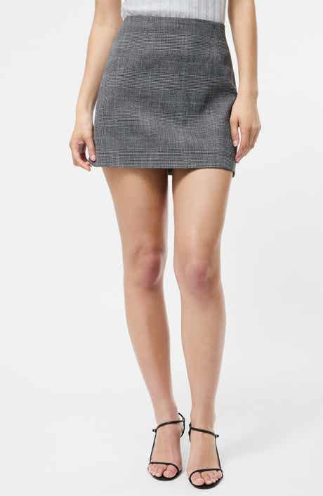 French Connection Owen Glen Plaid Suiting Miniskirt