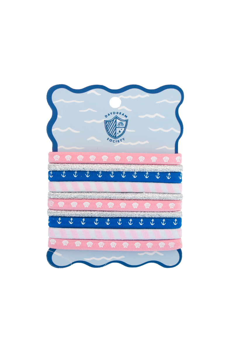 Daydream Society Seaside Hair Tie Set, Main, color, Assorted Pre-Pack