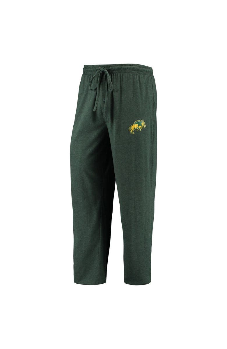 CONCEPTS SPORT Men's Concepts Sport Green/Heathered Charcoal NDSU Bison Meter Long Sleeve T-Shirt & Pants Sleep Set, Alternate, color, Green