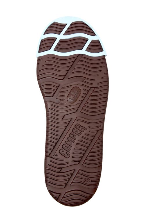 Camper Junction Runner Leather Sneakers In Burgundy