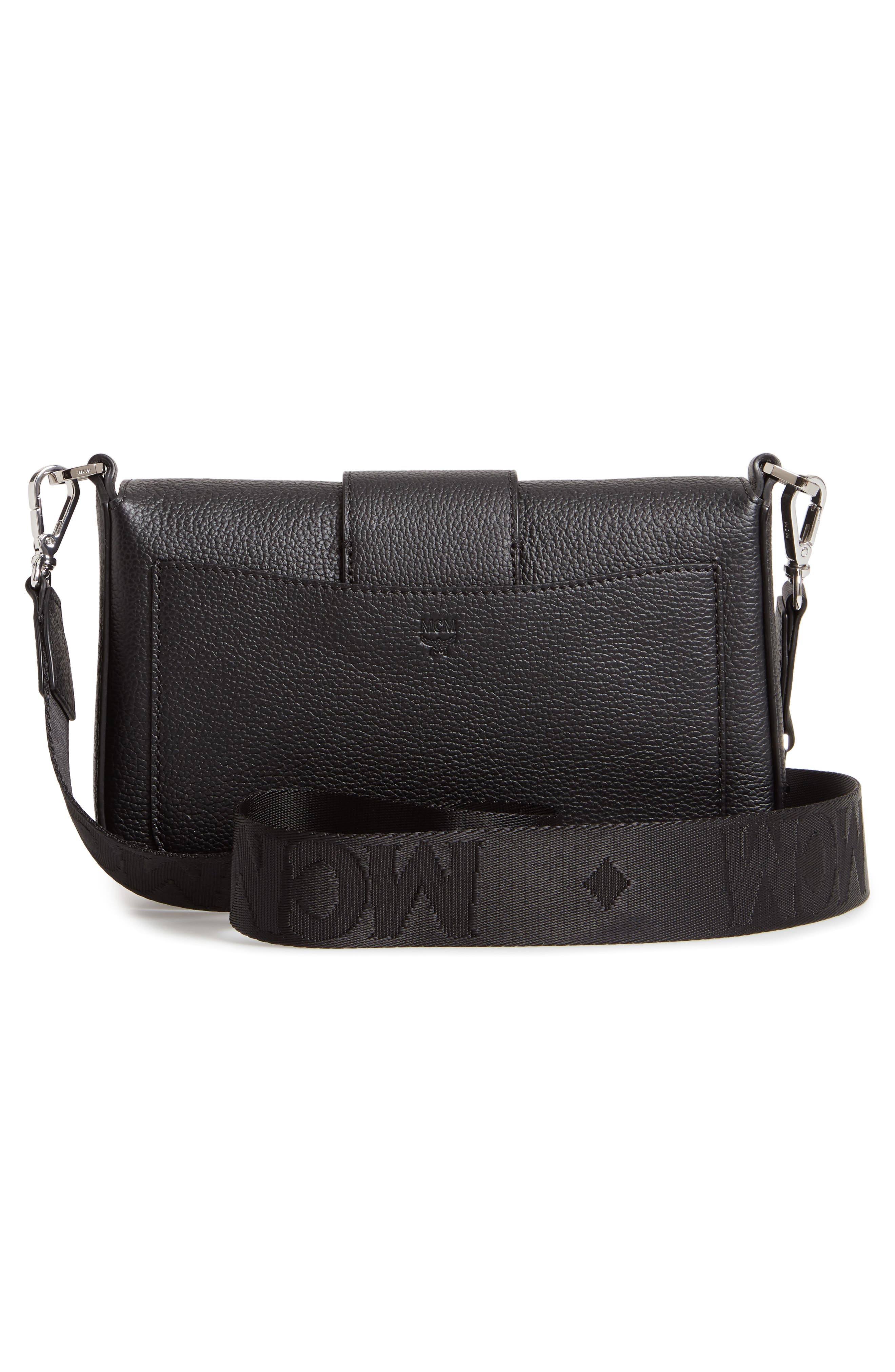 MCM XS Park Avenue Kasion Stud Leather Crossbody Bag, Alternate, color, 