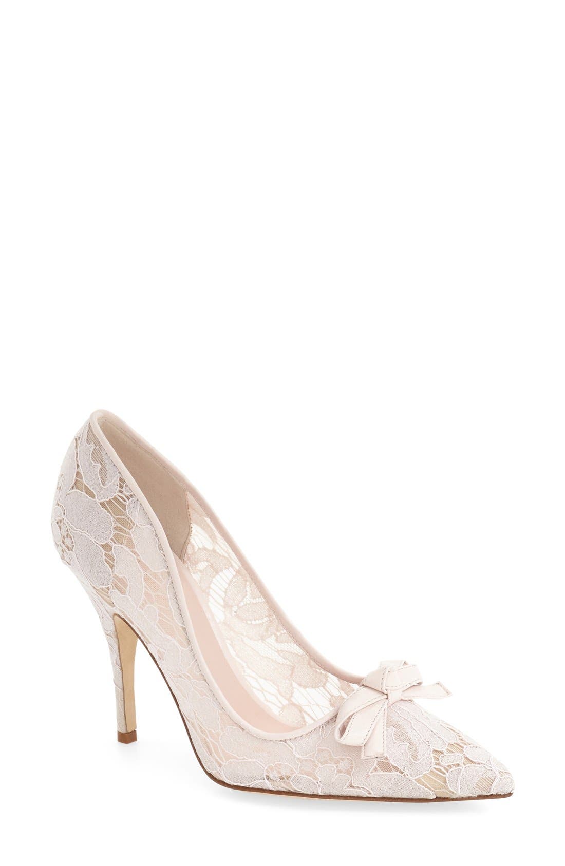 'lisa' pump, Main, color, BLUSH LACE