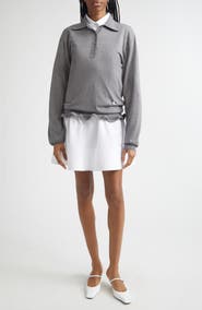 Stella McCartney Frilled Lightweight Wool Polo