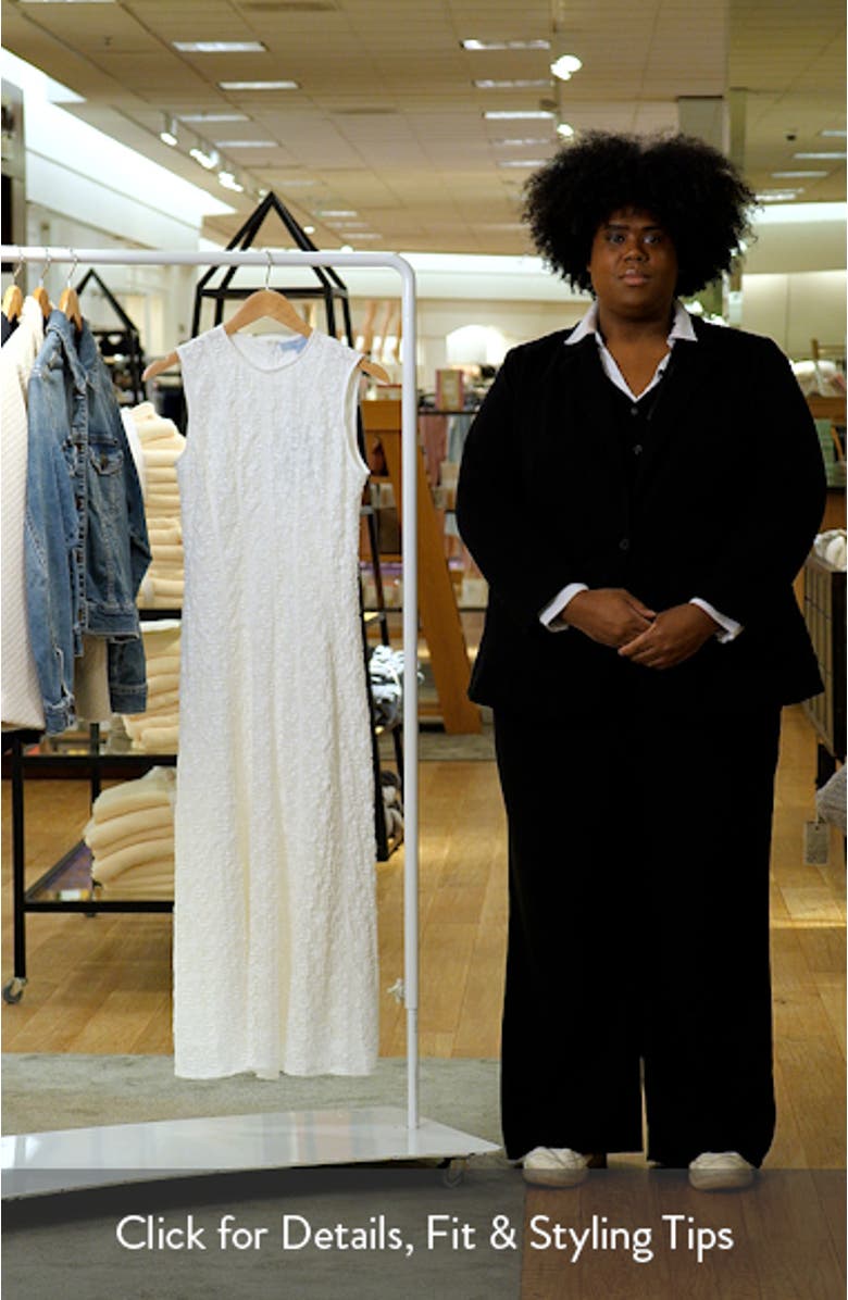 Leanne Paneled Lace Maxi Dress, sales video thumbnail