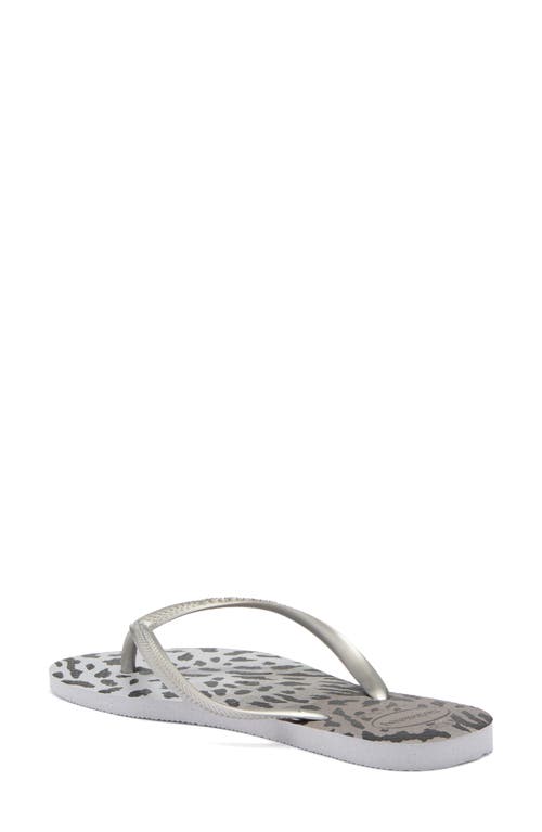 HAVAIANAS HAVAIANAS SLIM ANIMAL PRINT FLIP FLOP