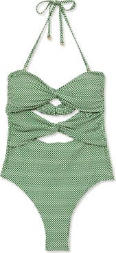 Reiss Nelly Twist Front One-Piece Swimsuit