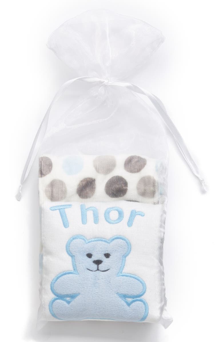 Bibz N Thingz Personalized Burp Cloths, Alternate, color, 