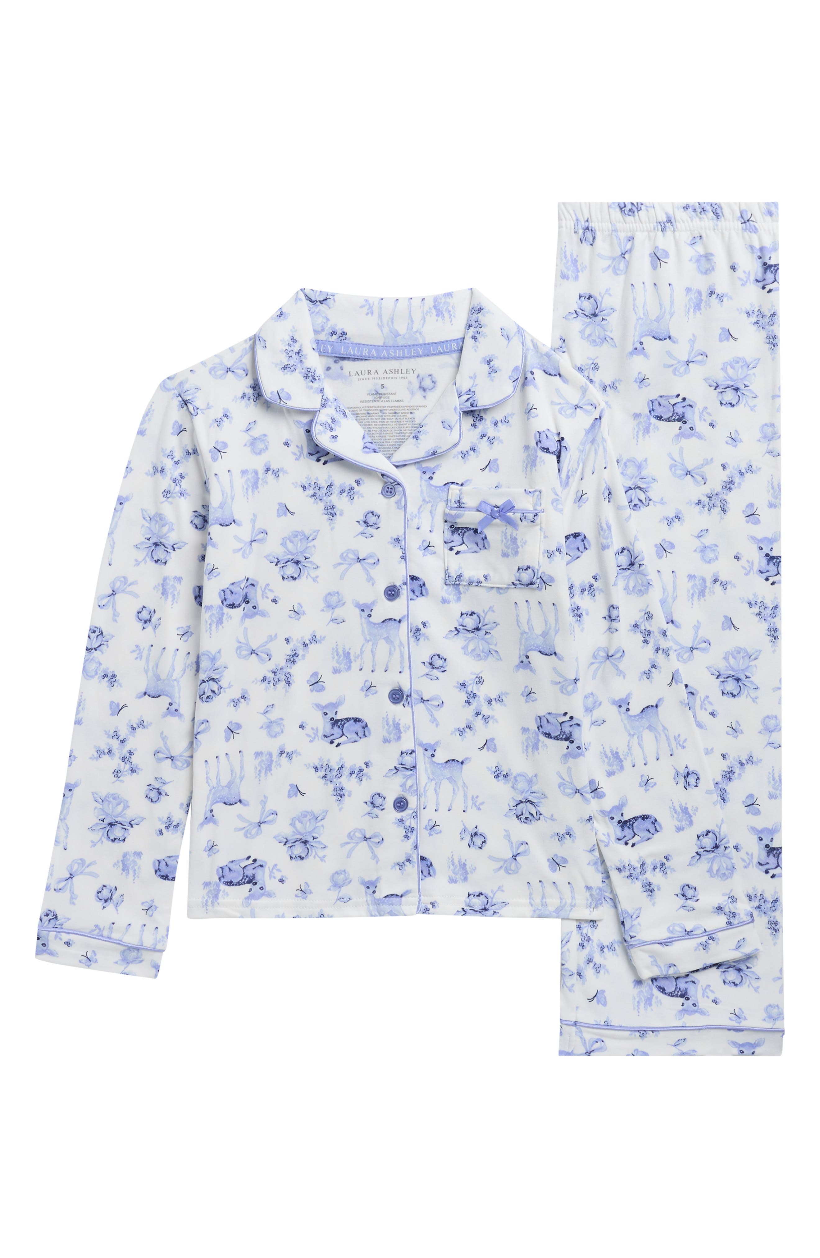 Kids' Notch Collar Pajamas