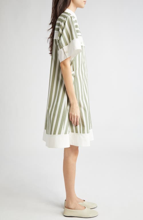 3.1 Phillip Lim Stripe Short-sleeve Shirt Dress