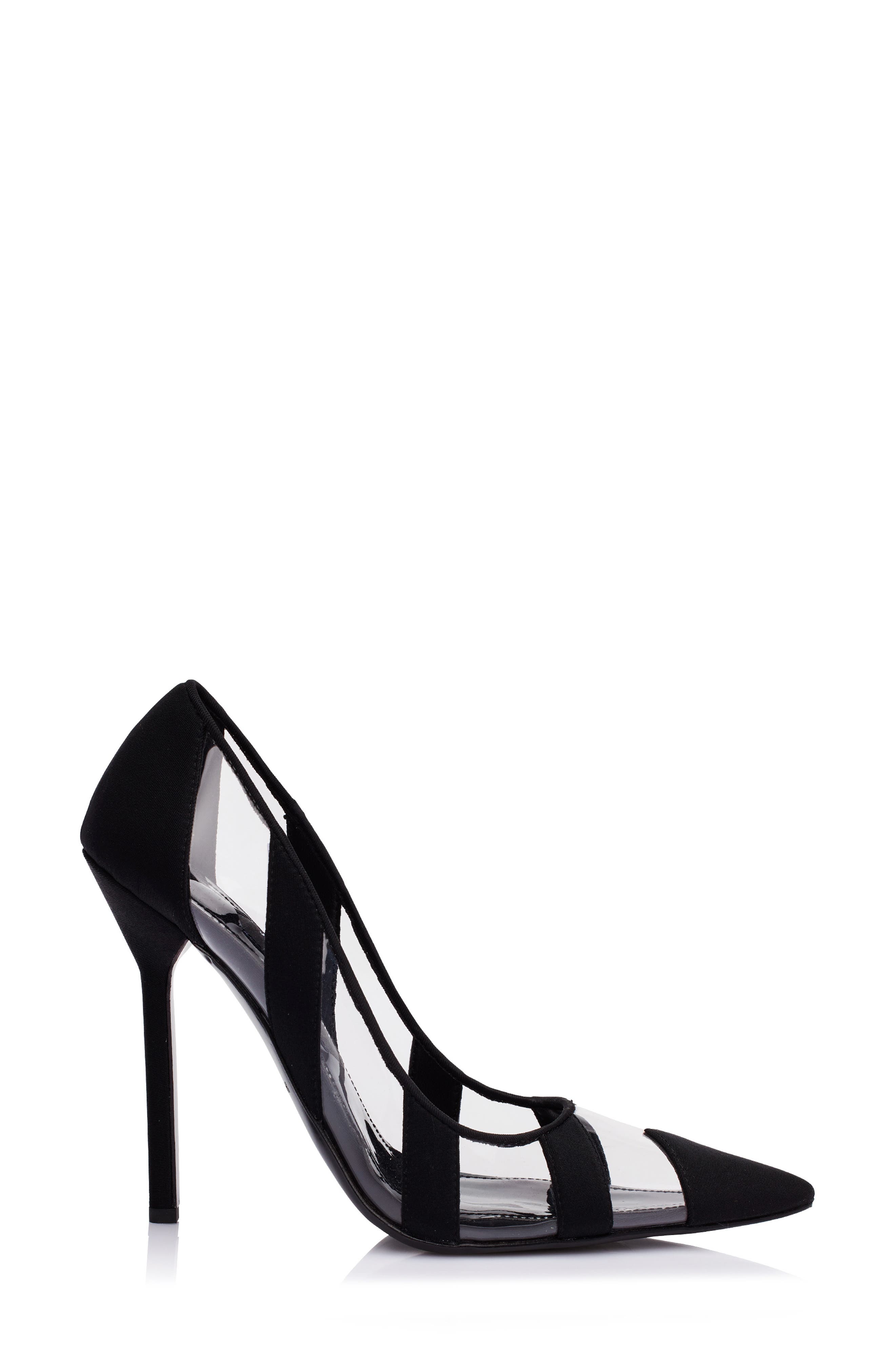 JESSICA RICH Zaza Transparent Stripe Pump, Alternate, color, 