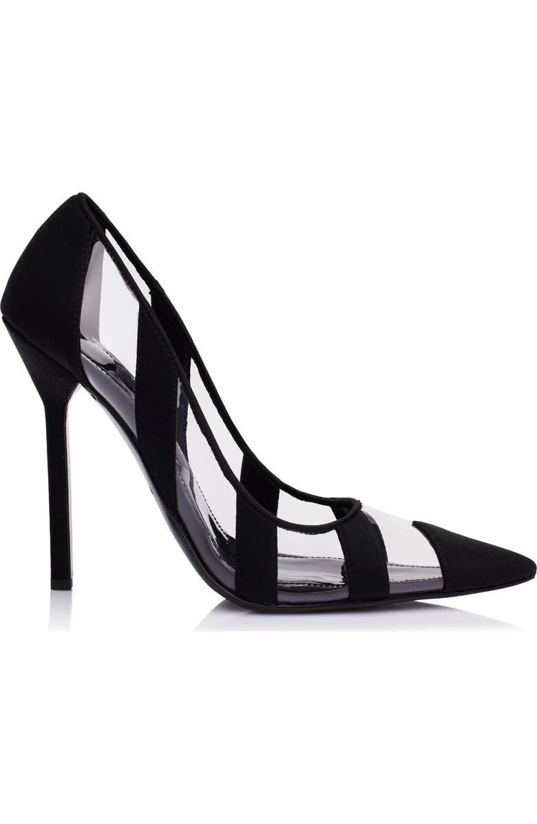 JESSICA RICH Zaza Transparent Stripe Pump, Alternate, color,