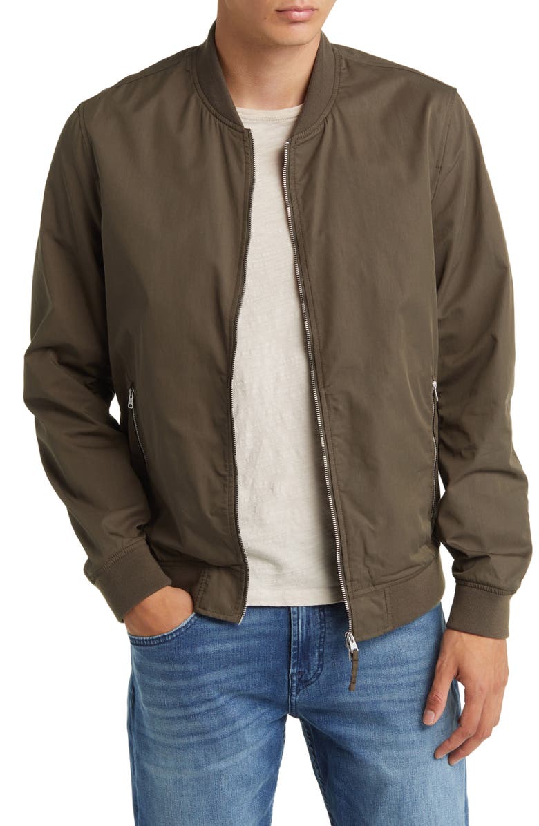 AllSaints Udan Slim Fit Bomber Jacket, Main, color,