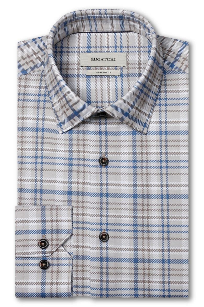 James Plaid Long Sleeve Button Up Shirt, Alternate, color, SAND