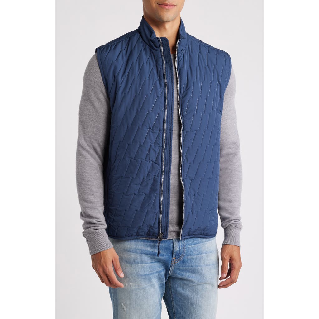 johnnie-O Belfry Quilted Vest in Space  product