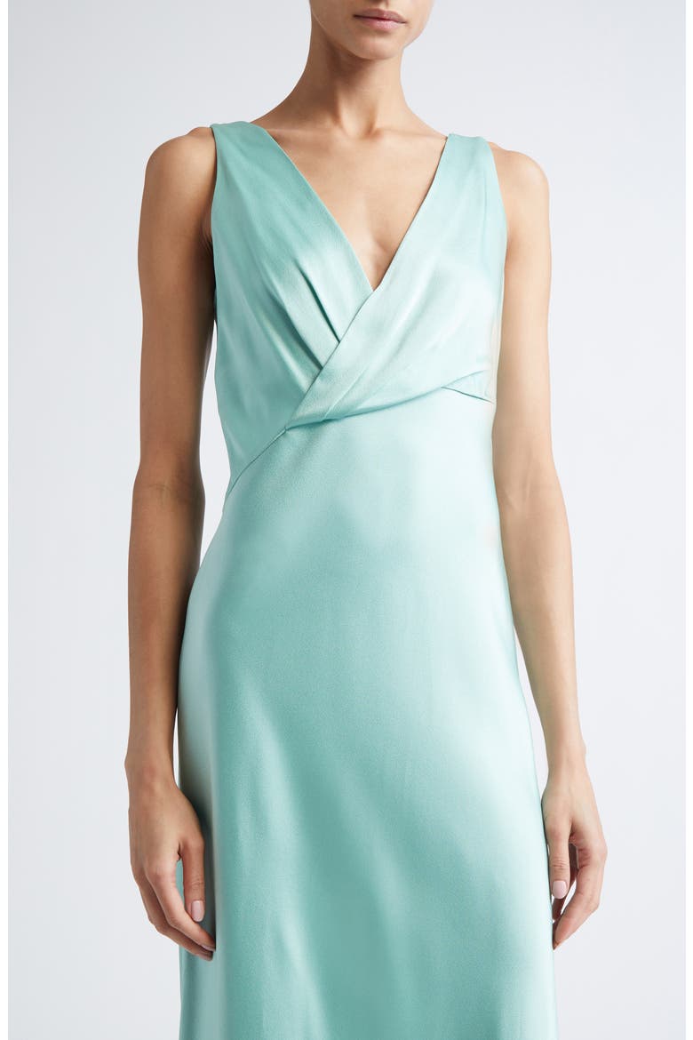 jason wu green silk dress Jason Wu Silk Twill Canvas Belted Shirt Dress in Smudged Fern Green