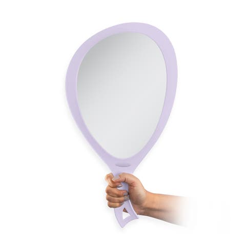 XL Teardrop Handheld Mirror with Handle