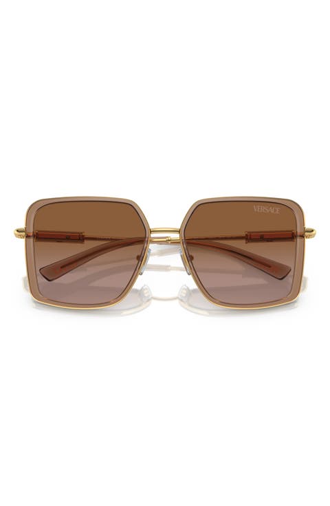56mm Gradient Square Sunglasses