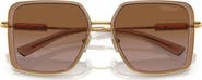 Versace 56mm Gradient Square Sunglasses