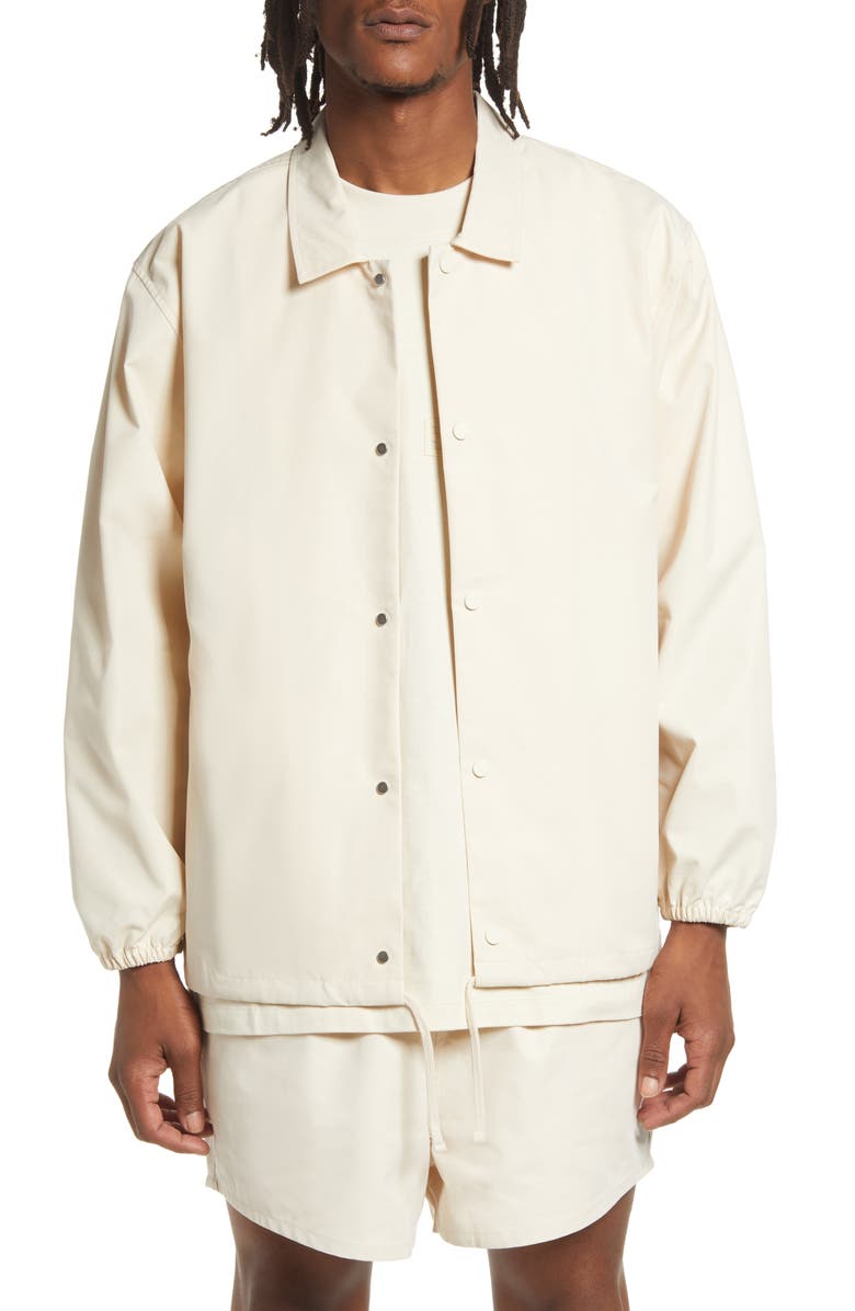 Fear of God Essentials Men's Cotton Blend Coach's Jacket, Main, color,