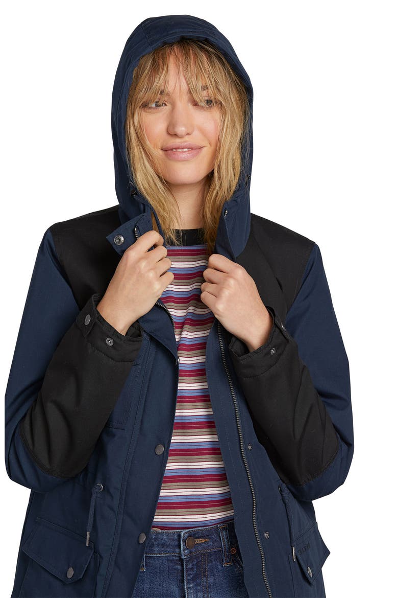 Venston 5K Water Resistant Hooded Parka, Alternate, color, MULTI BLUE