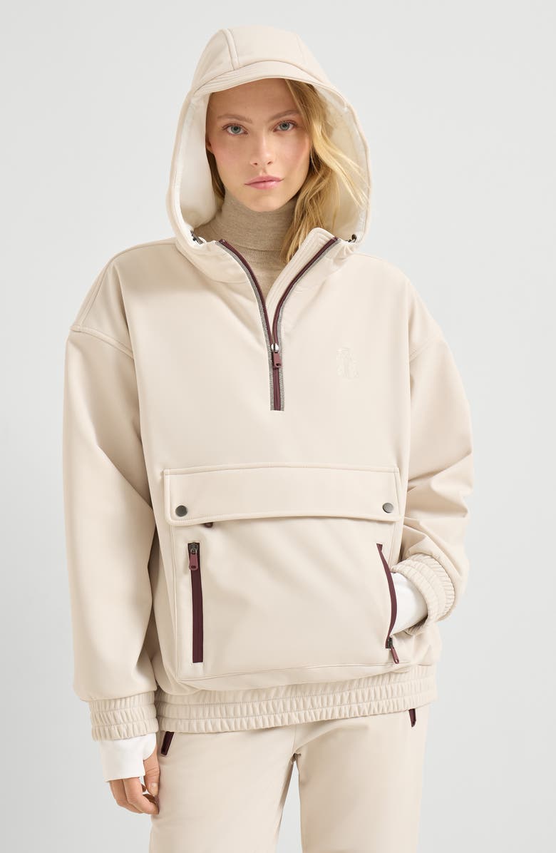 Brunello Cucinelli Mountain outerwear jacket, Alternate, color, Panama