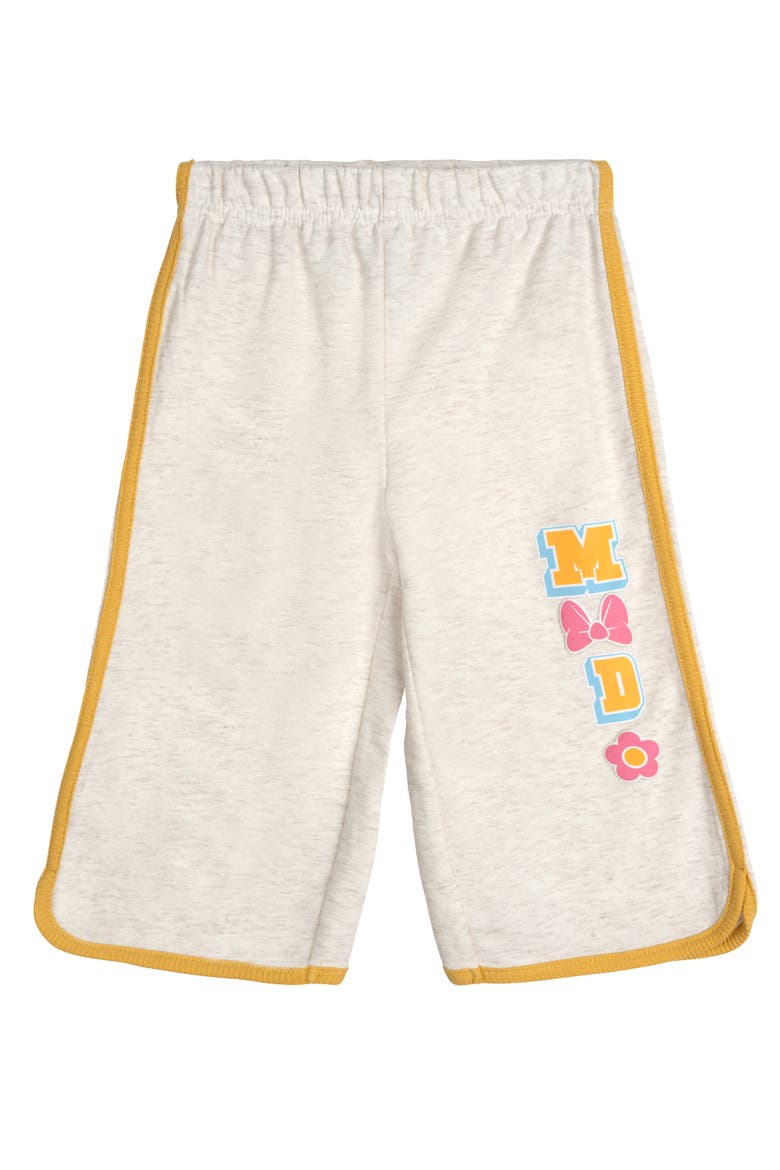 Minnie Mouse Varsity 2-Piece Tee and Pants Set, Alternate, color, Oatmeal Minnie Daisy