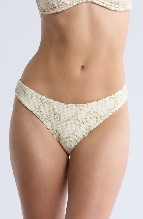 Palm Floral Bikini Bottoms