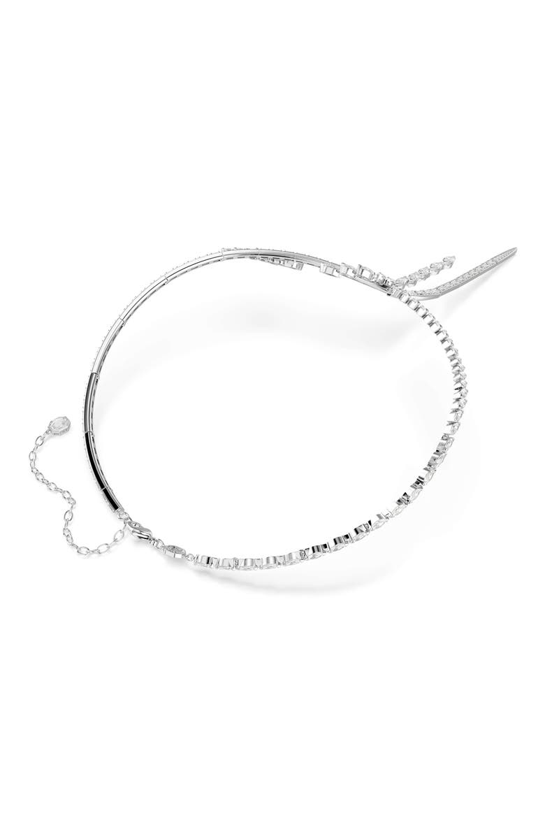 Mesmera Cubic Zirconia Y-Necklace, Alternate, color, WHI/ RHS