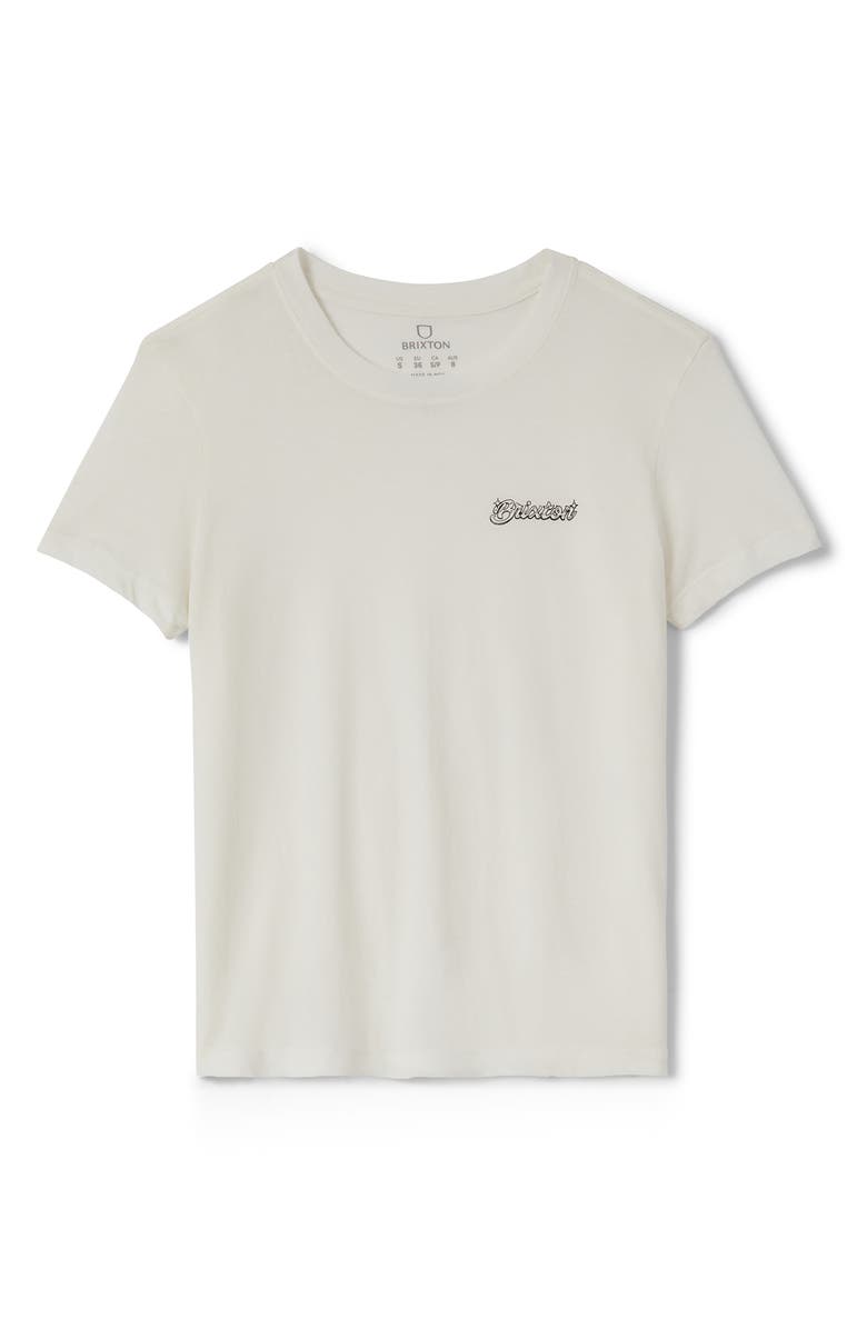 Brixton Pinned Slim Fit Crewneck T-Shirt, Main, color, Off White