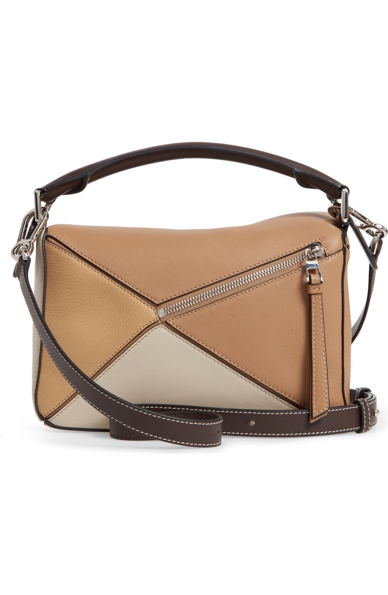 Loewe Puzzle Small Calfskin Leather Bag, Alternate, color,