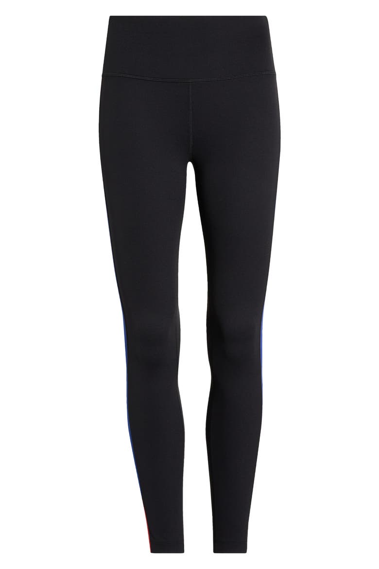 Monah High Waist Rigor Performance Leggings, Alternate, color, BLACK/ COBALT