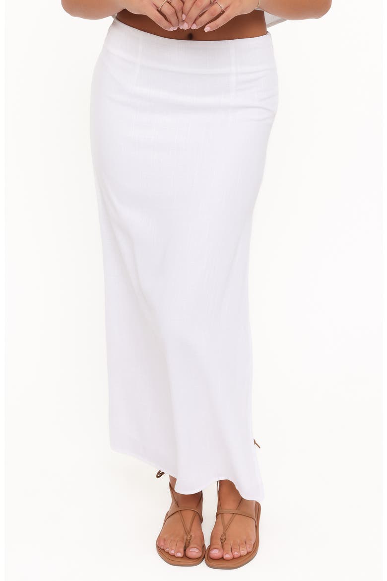Madison Maxi Skirt, Alternate, color, WHITE