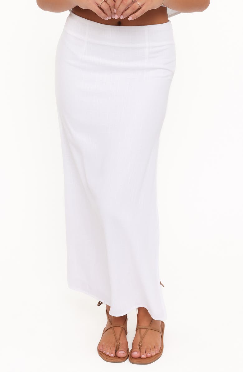 Petal & Pup Madison Maxi Skirt, Alternate, color, White